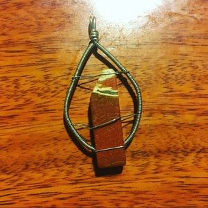 Handmade Red Jasper Pendant